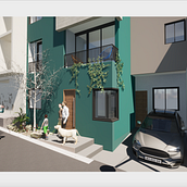 Mi Proyecto del curso: Representación gráfica de proyectos arquitectónicos. Un proyecto de 3D, Arquitectura, Dibujo digital y Modelado 3D de Maria Adriana Gonzales Cervantes - 20.09.2020