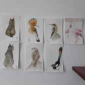 Mi Proyecto del curso: Técnicas experimentales de acuarela para principiantes . Traditional illustration, Fine Arts, Watercolor Painting, and Naturalistic Illustration project by Isabel Vazquez - 09.20.2020