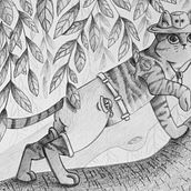 My project in Visual Storytelling with Graphite for Beginners course . % Cristina Ragusa tarafından hazırlanan Geleneksel illüstras, Ve on projesi - 09.19.2020