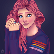 Mi Proyecto del curso: Retrato de personajes femeninos con Procreate. Portrait Drawing, Digital Drawing, and Digital Illustration project by Paola Barcelo - 09.20.2020
