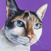 Retrato de Francisca Nicaragua Ein Projekt aus dem Bereich Malerei mit Acr und l von Ana Sofía Budeguer - 04.10.2020