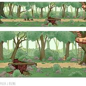 Videojuego 2D. 2D Animation, and Concept Art project by Paula Jiménez Bueno - 09.21.2020