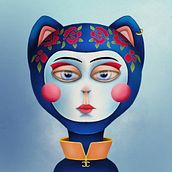 La Gata. Artistic Drawing project by anaperez33 - 09.21.2020