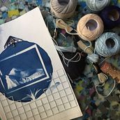 Mi Proyecto del curso: Técnicas de bordado experimental sobre papel. Embroider project by Jude Fra - 09.26.2020