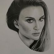 Mi Proyecto del curso: Retrato de Natalie Portman. Un progetto di Disegno a matita e Disegno di ritratti di xavicoronas91 - 22.09.2020