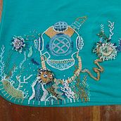 Mi Proyecto del curso: Técnicas avanzadas de bordado: puntadas y composiciones con volumen. Embroider project by Zitlaly Atenea Bautista Galván - 09.23.2020