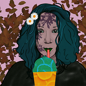 Meu projeto do curso: Retrato Ilustrado com Procreate. Un projet de Illustration numérique de yago_366 - 23.09.2020