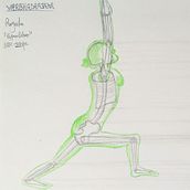 Equilibrio a través del yoga. Pencil Drawing, Figure Drawing, and Artistic Drawing project by José Rodríguez - 09.23.2020