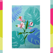 Mi Proyecto: Pintura botánica con acrílico. Projekt z dziedziny Malarstwo akr i lowe użytkownika Camila Lorena Tapia Órdenes - 23.09.2020