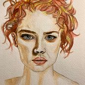 Mi Proyecto del curso: Retrato en acuarela a partir de una fotografía. Watercolor Painting project by Emil E Vega - 09.23.2020