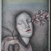 Mi Proyecto del curso: Retrato creativo en claroscuro con lápiz. Un progetto di Disegno, Disegno artistico, Disegno di ritratti e Disegno realistico di Cesar Gutiérrez - 24.09.2020