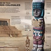 Atlantes de Tula, Guerreros Colosales . % Maria Dolores Aguilar tarafından hazırlanan Grafik Tasarım, Geleneksel illüstras, on, Editör, al Tasarım, Ve İnfografikler projesi - 09.30.2020