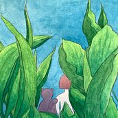 My project in Botanic Animal House: Watercolour, Ink and Graphite course. Watercolor Painting project by loopyspacey - 09.24.2020