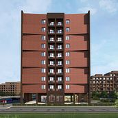 Administrative-residential building. Architecture project by Valentina Fesenko - 08.01.2017