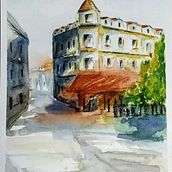 I am Debadipta Basak. I really enjoyed this course and different techniques. I have selected a building from Aalborg, Denmark for my final project in Architectural Sketching with Watercolor and Ink course.. Un progetto di Illustrazione architettonica di Debadipta Basak - 24.09.2020