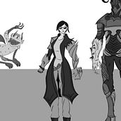 Mi Proyecto del curso: Introducción al diseño de personajes para animación y videojuegos. Un proyecto de Dibujo digital y Diseño de personajes de Jonathan Cespedes - 25.09.2020