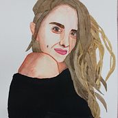 Mi Proyecto del curso: Retrato en acuarela a partir de una fotografía. Projekt z dziedziny Kreat i wność użytkownika Elena - 26.09.2020