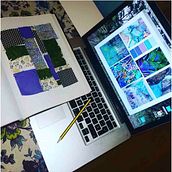 Mi Proyecto del curso: Introducción al patchwork contemporáneo. Un proyecto de Pattern Design de dirapa91 - 26.09.2020