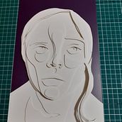 My project in 3D Portraits with Paper Layers course. Un proyecto de Modelado 3D de Lizz Buck - 26.09.2020