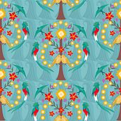 My project in Illustration for Patterns with Soul course. Traditional illustration, and Pattern Design project by Esther Gennett - 09.26.2020