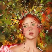 My project in Digital Fantasy Portraits with Photoshop course. Digital Painting project by Bella Silva - 09.27.2020