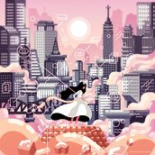 The 33rd marriage of Donia Nour . Un proyecto de Ilustración tradicional de Raul Aguiar - 27.09.2020