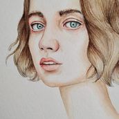 Mi Proyecto del curso: Retrato en acuarela a partir de una fotografía. Portrait Drawing, Traditional illustration, and Watercolor Painting project by Saira Lagunas - 09.27.2020
