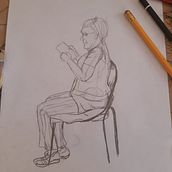 Mi Proyecto del curso: Introducción al dibujo artístico de la figura humana. Un progetto di Disegno, Disegno a matita, Disegno anatomico, Disegno artistico e Disegno realistico di Milagros Mendez - 28.09.2020
