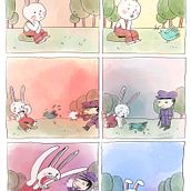 Meu projeto do curso: Introdução à psicologia da cor: a narrativa cromática. Comic project by Laura Silva - 09.29.2020
