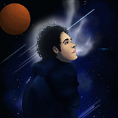 Gustavo Cerati. Una Vuelta Por El Universo. Un proyecto de Bocetado, Dibujo artístico, Ilustración tradicional, Ilustración digital, Música y Pintura digital de Fernando Cruz - 29.09.2020
