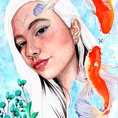 Mi Proyecto del curso: Retrato ilustrado en acuarela. Portrait Drawing project by Martha Coba - 09.29.2020