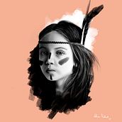 retrato niña . Ilustrasi tradisional, Ilustrasi Digital & Ilustrasi Anak-Anak proyek oleh Adrián Redondo - 12.05.2015