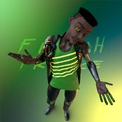 Future fresh prince . 3D, 3D Character Design, Sculpture, and 3D Modeling project by Luis Girón Miranda - 06.19.2020