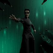 Neo (Mr Anderson). 3D, 3D Character Design, Sculpture, and 3D Modeling project by Luis Girón Miranda - 09.20.2020