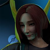 Yeonwoo en outfit de pikachu. 3D, 3D Character Design, Sculpture, and 3D Modeling project by Luis Girón Miranda - 09.30.2020