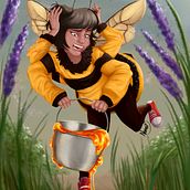 Meu projeto do curso: Pintura digital de personagens: ilustre com luz e cor. Digital Drawing, Traditional illustration, and Digital Painting project by Natália Santos - 09.30.2020