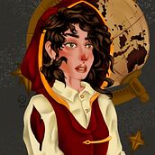 Mi Proyecto del curso: Retratos digitales de fantasía con Photoshop. Traditional illustration, and Digital Illustration project by Alexa Martinez - 09.30.2020