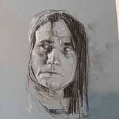 Nativos. Drawing, Pencil Drawing, Portrait Drawing, and Traditional illustration project by Palma Mendoza González - 09.30.2020