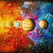 Universo.. Watercolor Painting project by Antía Diego Tomé - 10.08.2020