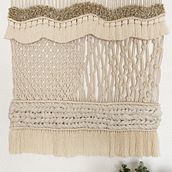 Mi Proyecto del curso: Introducción al macramé: creación de un tapiz decorativo Ein Projekt aus dem Bereich H und werk von elsa_mib - 30.09.2020