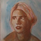 Mi Proyecto del curso: Retrato artístico en acuarela. Un proyecto de Dibujo artístico de ncadeb - 30.09.2020