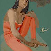 My project in "Illustrated Portraits with Procreate" course - "Female Study IV" Ein Projekt aus dem Bereich Digitale Illustration von goodnews1975 - 01.10.2020