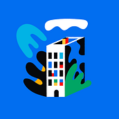 Happy Cities. Design, and Traditional illustration project by Tor Ewen - 10.01.2020