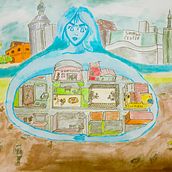 Meu projeto do curso: A arte de desenhar: transforme seus rabiscos em arte. Un progetto di Illustrazione con inchiostro di Guilherme Araújo - 28.09.2020