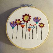 Jardín cromático. Embroider project by Inès Badosa - 10.01.2020