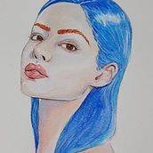 Mi proyecto en acuarela.. Un proyecto de Ilustración tradicional, Bellas Artes, Pintura, Dibujo, Pintura a la acuarela, Dibujo de Retrato y Dibujo artístico de Gina Alejandra Giraldo - 02.10.2020