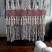Mi Proyecto del curso: Introducción al macramé: creación de un tapiz decorativo . Macramé de Giuliana Pastor - 10.04.2020