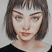 Mi Proyecto del curso: Retrato en acuarela a partir de una fotografía. Watercolor Painting project by Ana Martinez Garcia - 10.02.2020