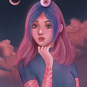 My project in Digital Fantasy Portraits with Photoshop course. Traditional illustration project by Imtisunep Jamir - 11.20.2020