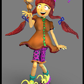 Chica 3D. Un projet de 3D de Joaquin León Velásquez - 02.10.2020